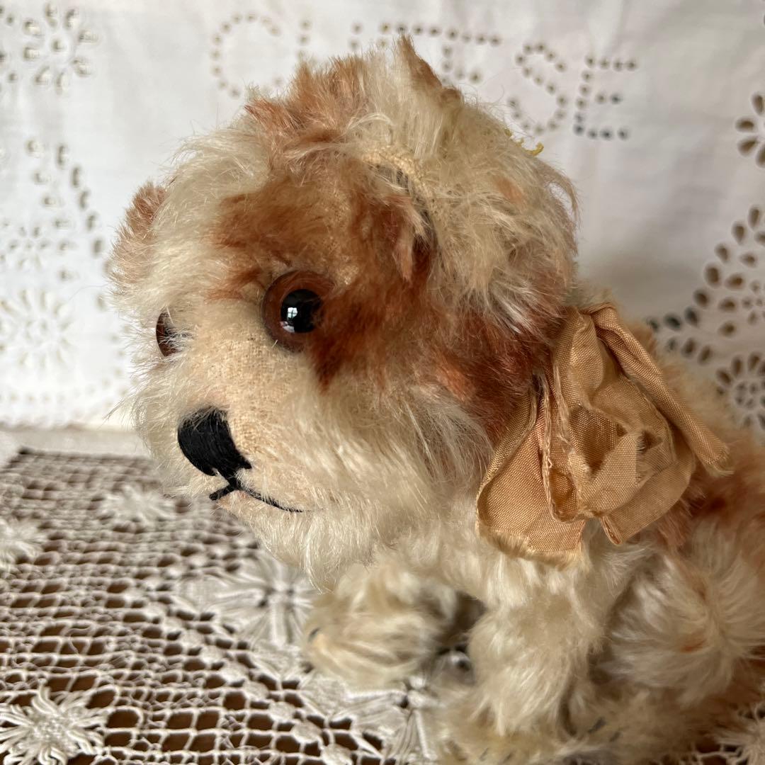 シュタイフ　犬のぬいぐるみ　Molly Puppy Steiff タグボタン有