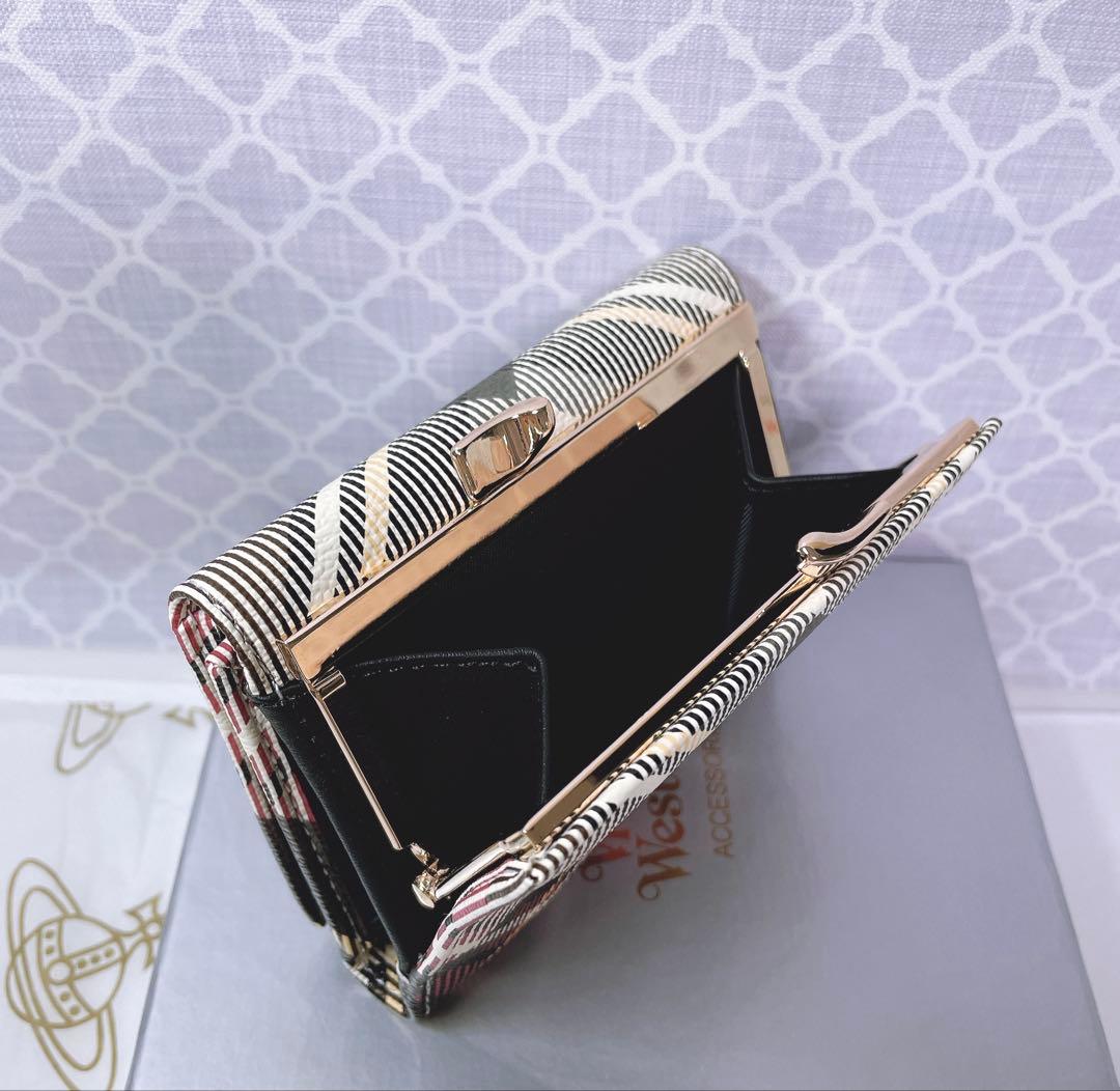 【可愛すぎ♡新品】可愛い ヴィヴィアン・ウエストウッド 三折り財布 チェック