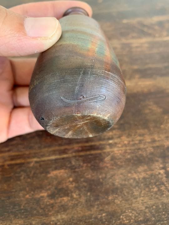 小徳利　備前