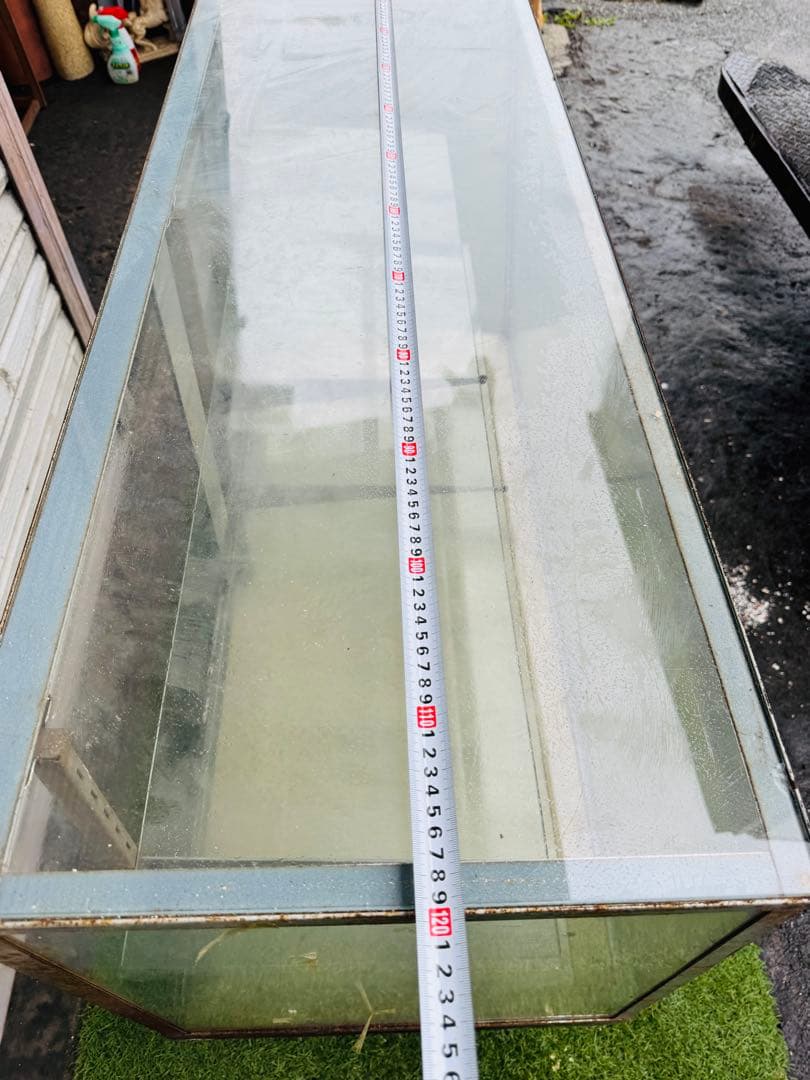 福岡発 直取り限定 ショーケース ガラスケース 120cm 飾り棚 扉付き