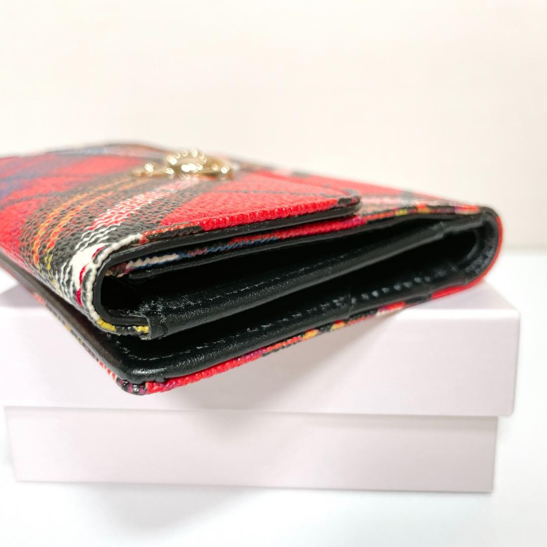 ミニ財布✨Vivienne Westwood　タータンチェック柄　二つ折り財布