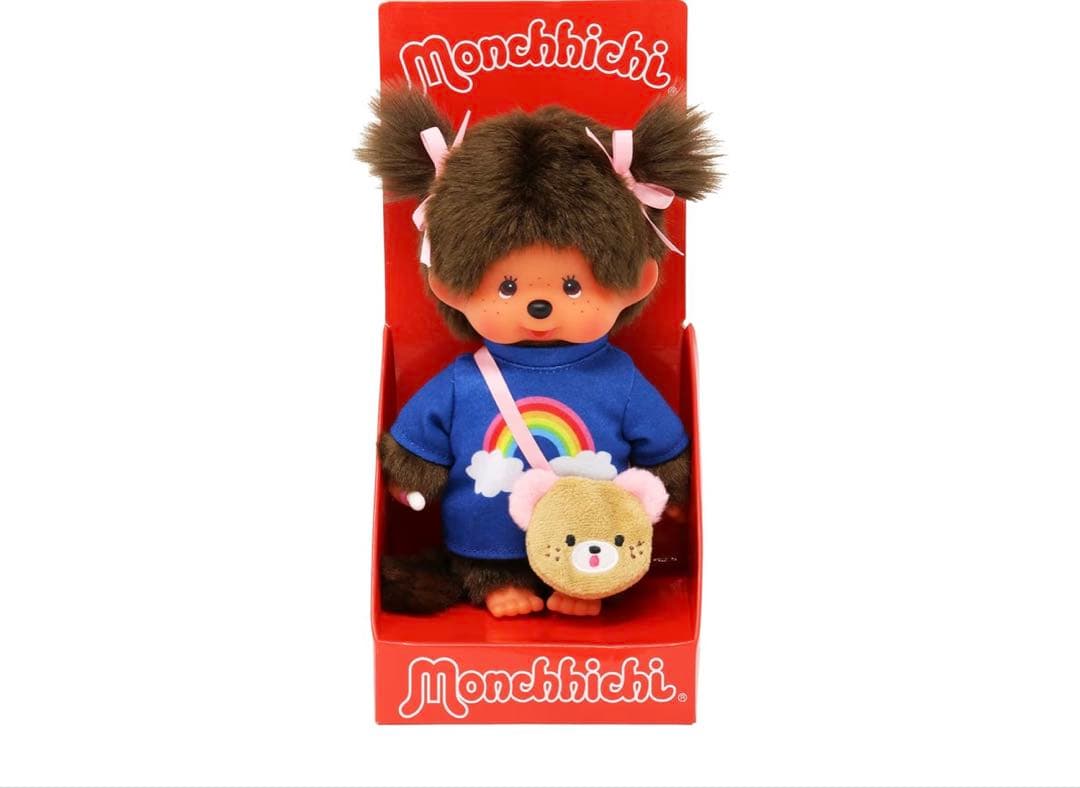 モンチッチ 虹Tシャツ クマポシェット