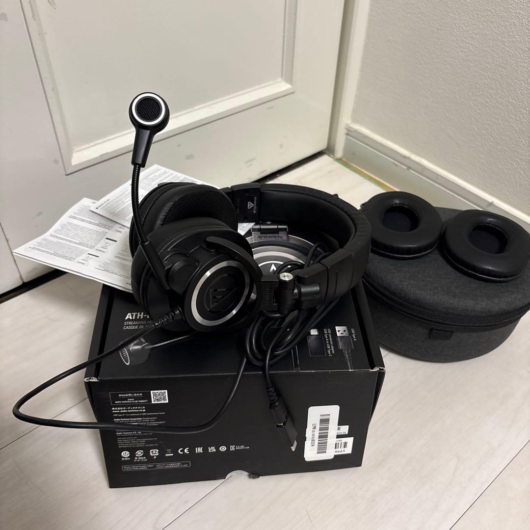 オーテク　ATH-M50x STS-USB ヘッドセット(有線) ケース付き