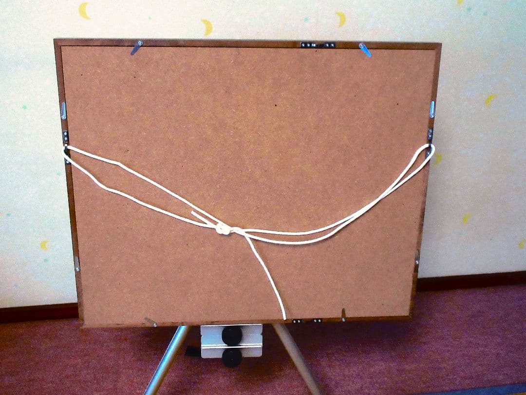 水彩画 ヨットと港の風景 N. Iwakiri 額装済み 原画 F6サイズ