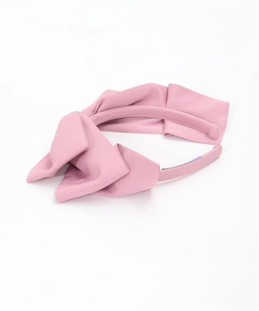 axes femme kawaii青木美沙子 斜めリボンカチューシャ ピンク新品