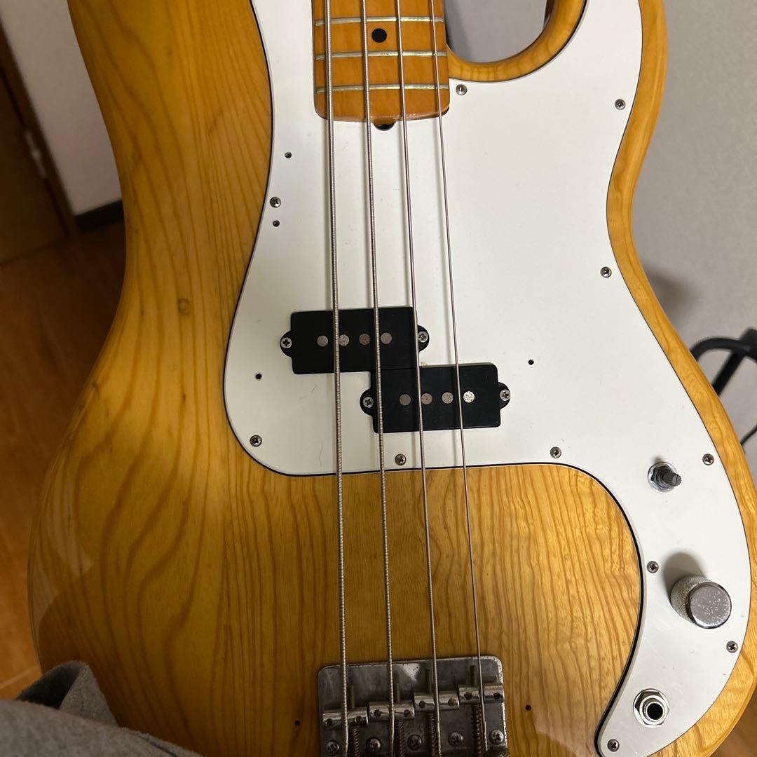 エレキベース ナチュラルウッド