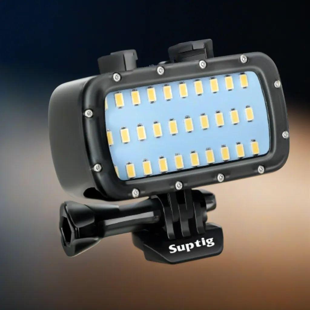 30 LEDビデオライト 防水ライト 使用可能カメラ多数 深海撮影対応 上質素材