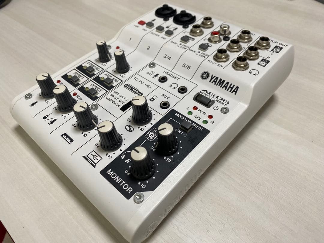 【箱付き/美品】YAMAHA AG06【USED】