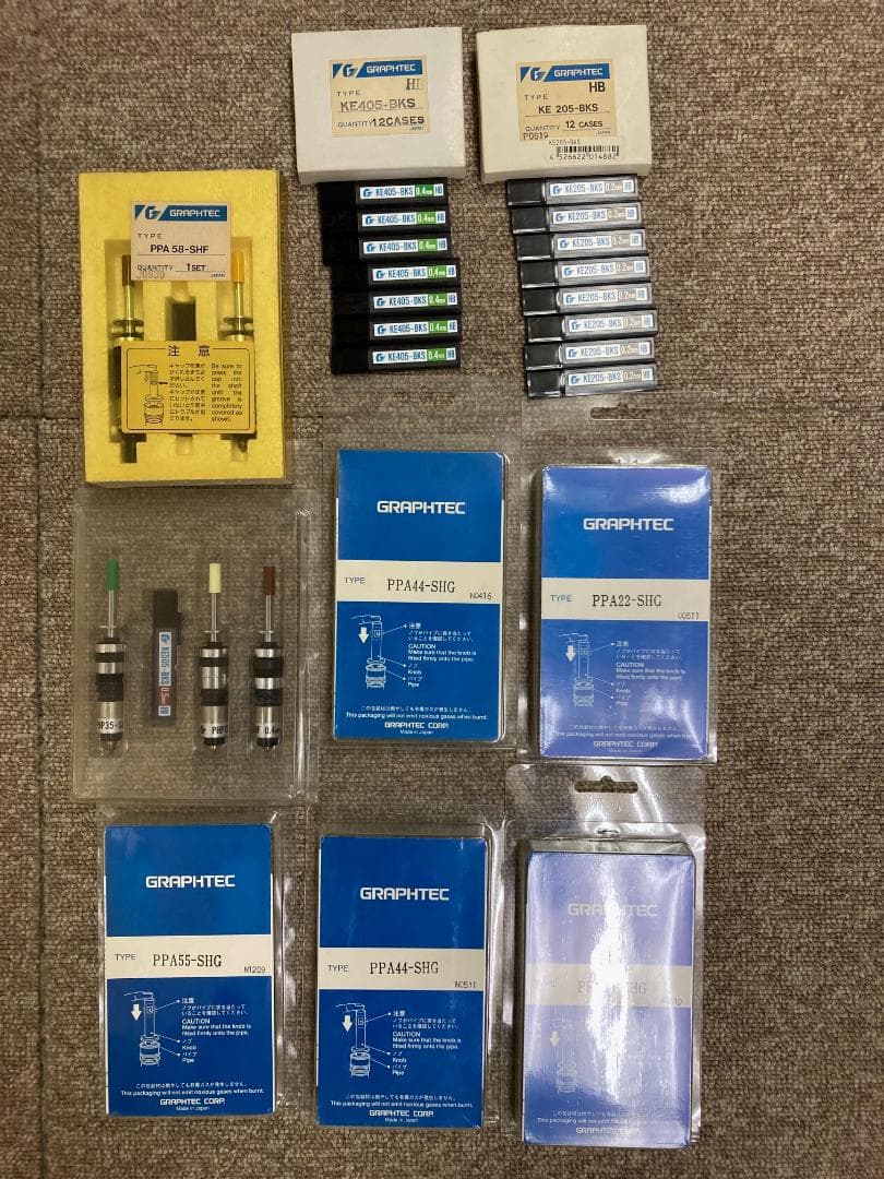 【GRAPHTEC】グラフテック シャープペンシル用 カートリッジセット他
