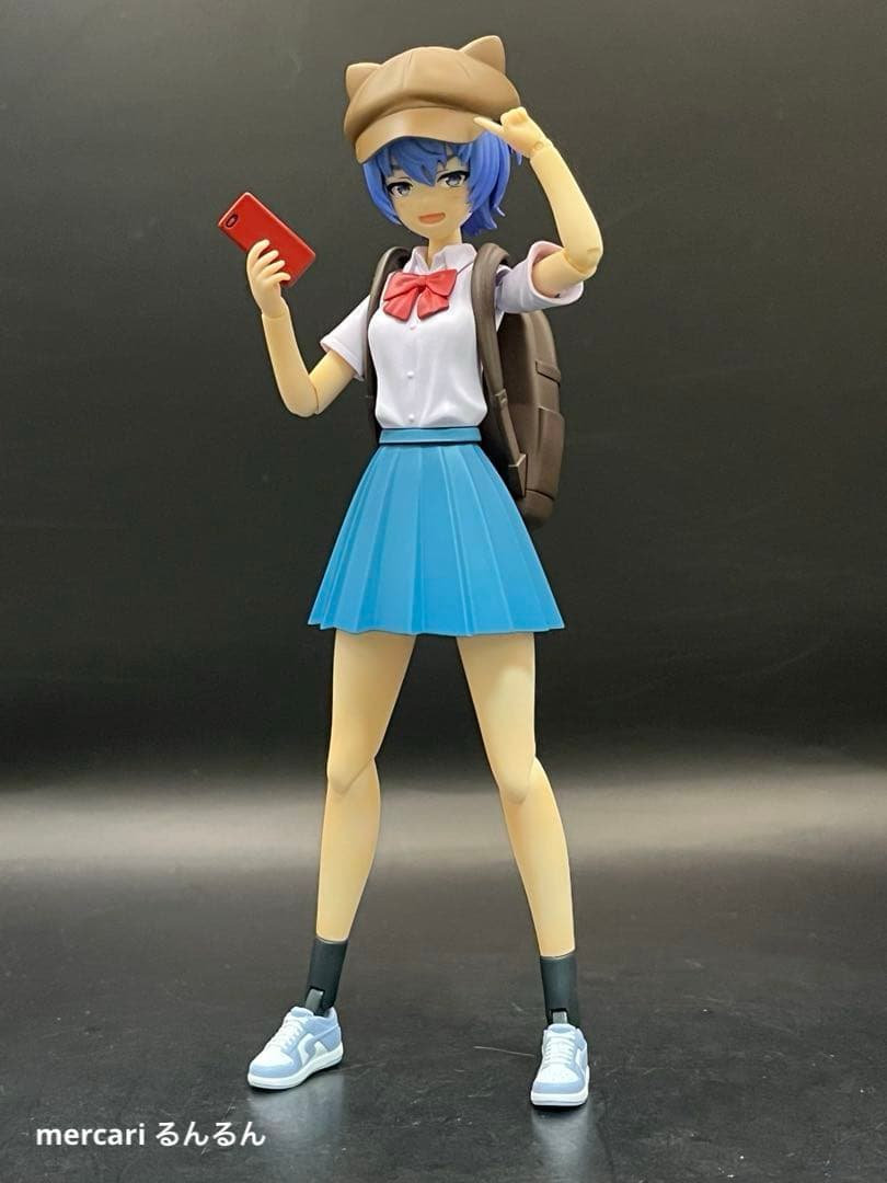 創彩少女庭園　虹村 映美　綾波レイカラーver＋モトコンポNERV塗装完成品