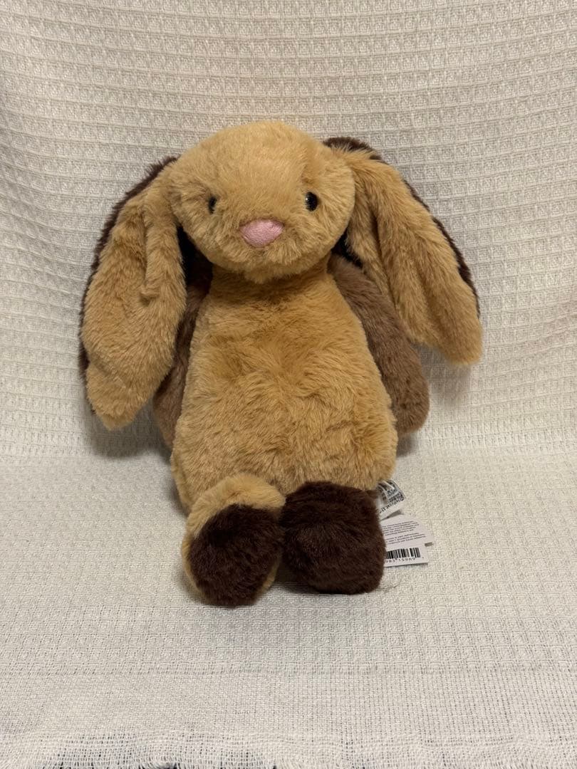 ジェリーキャット パッチワーク ブラウン バニー ぬいぐるみ