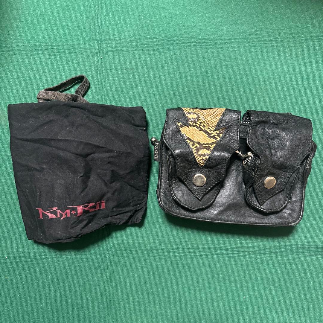 KMRii ケムリ wasit pouch python