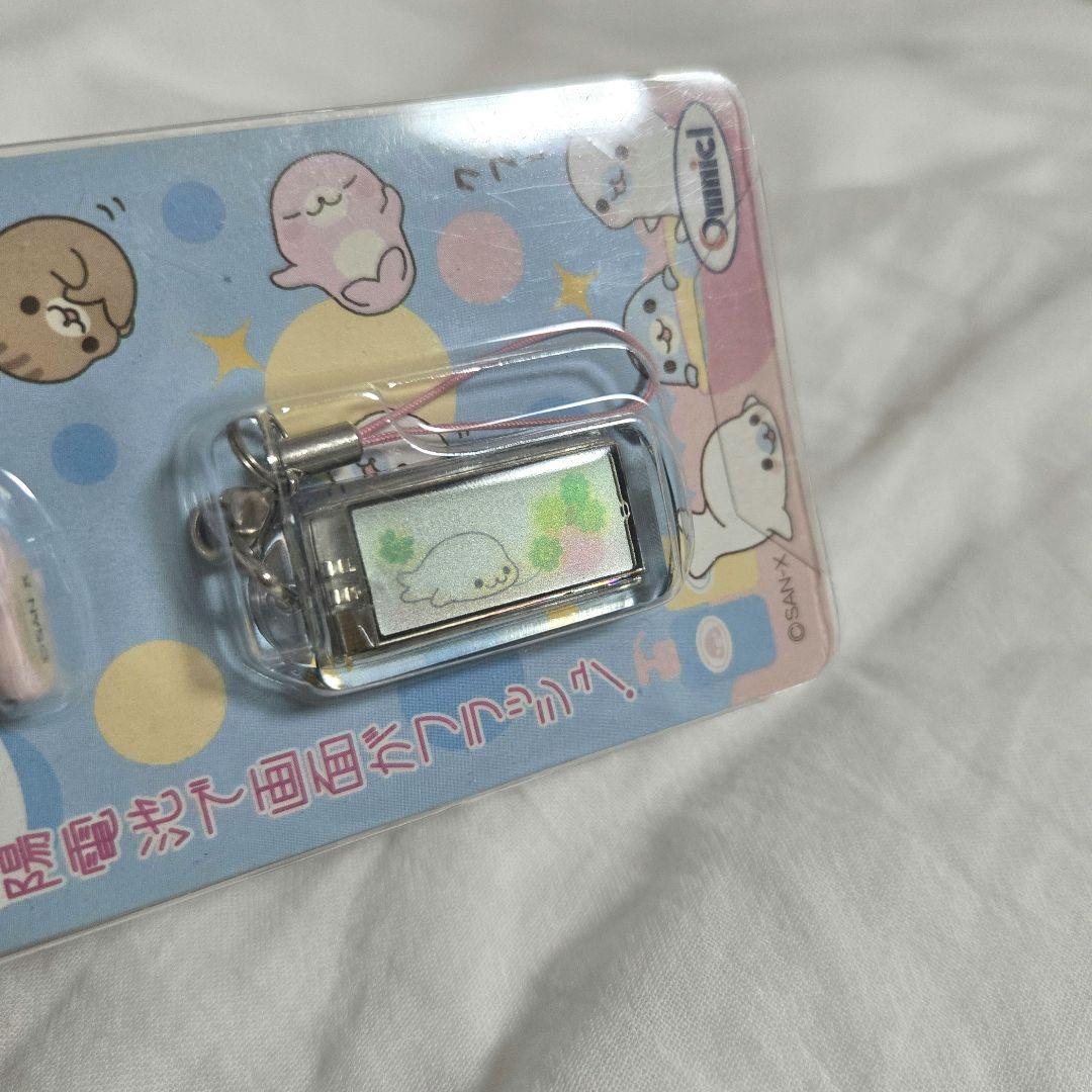 平成レトロ　レア　まめゴマ　ソーラーライトストラップ　　サンエックス