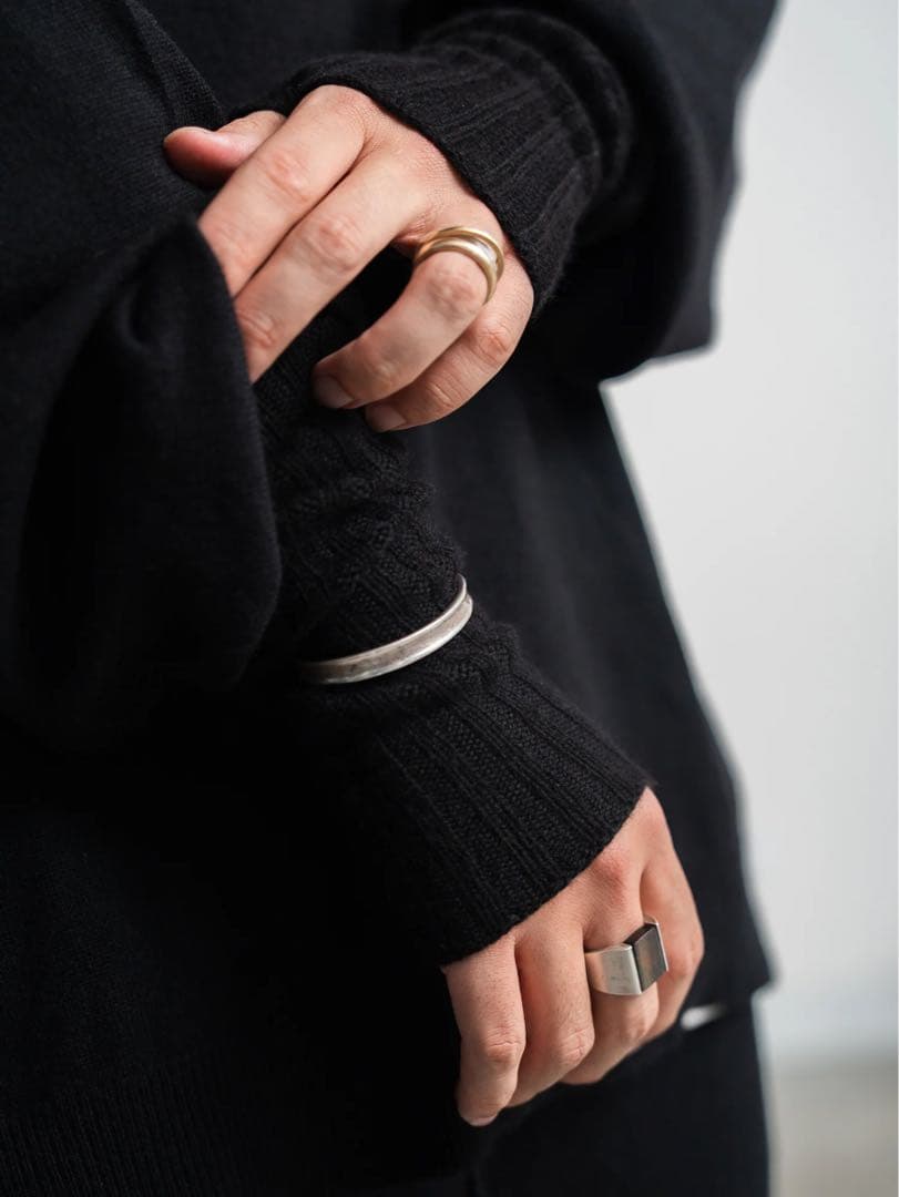 Cashmere Layered Arm Wormer PRY アームウォーマー