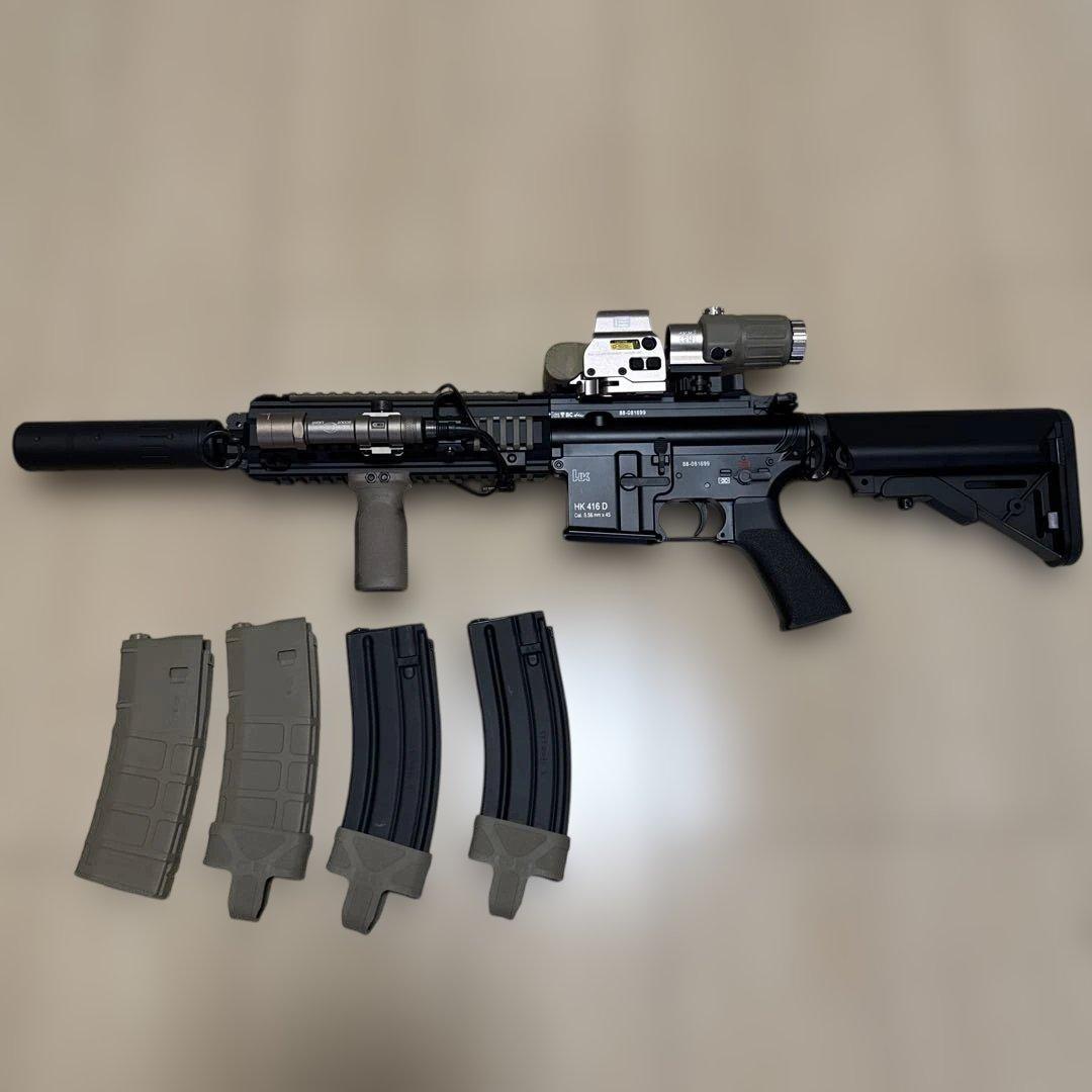 電動ガン　HK416D リポ化