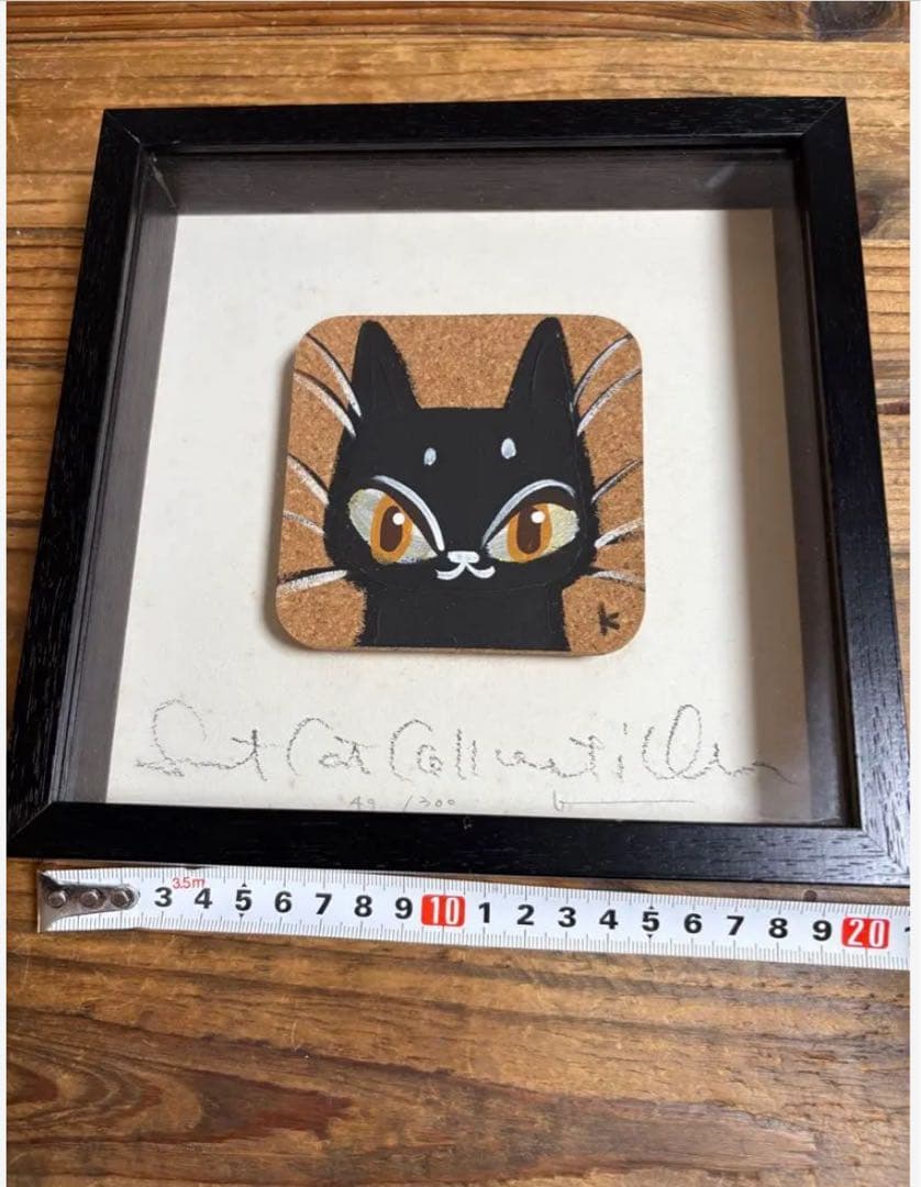 （専用）クボユキ　コルク画　原画　猫2点