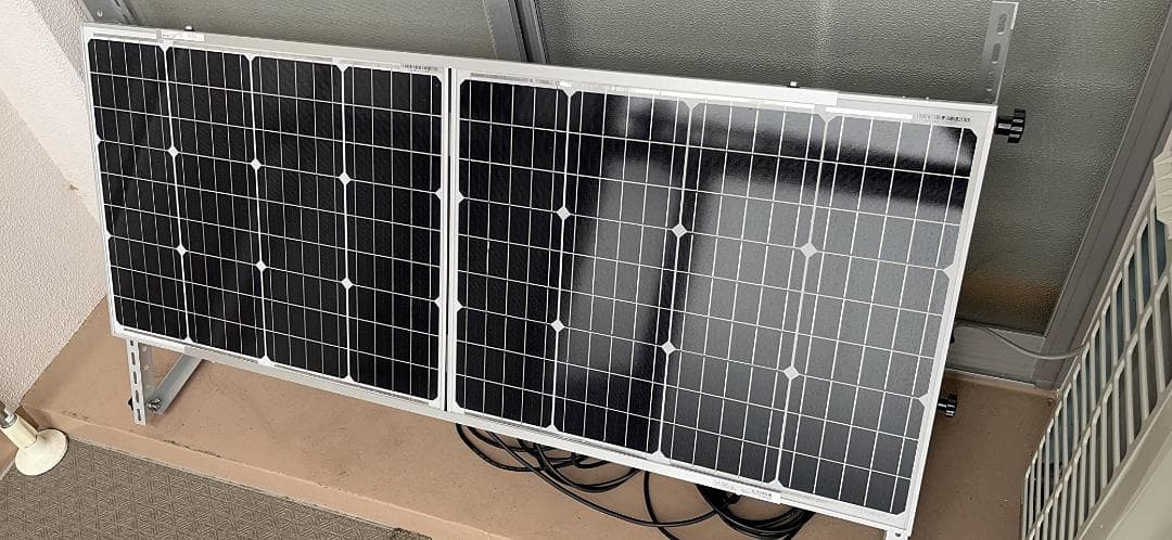 100w ソーラーパネル ポータブル電源充電対応 車用 折りたたみ式