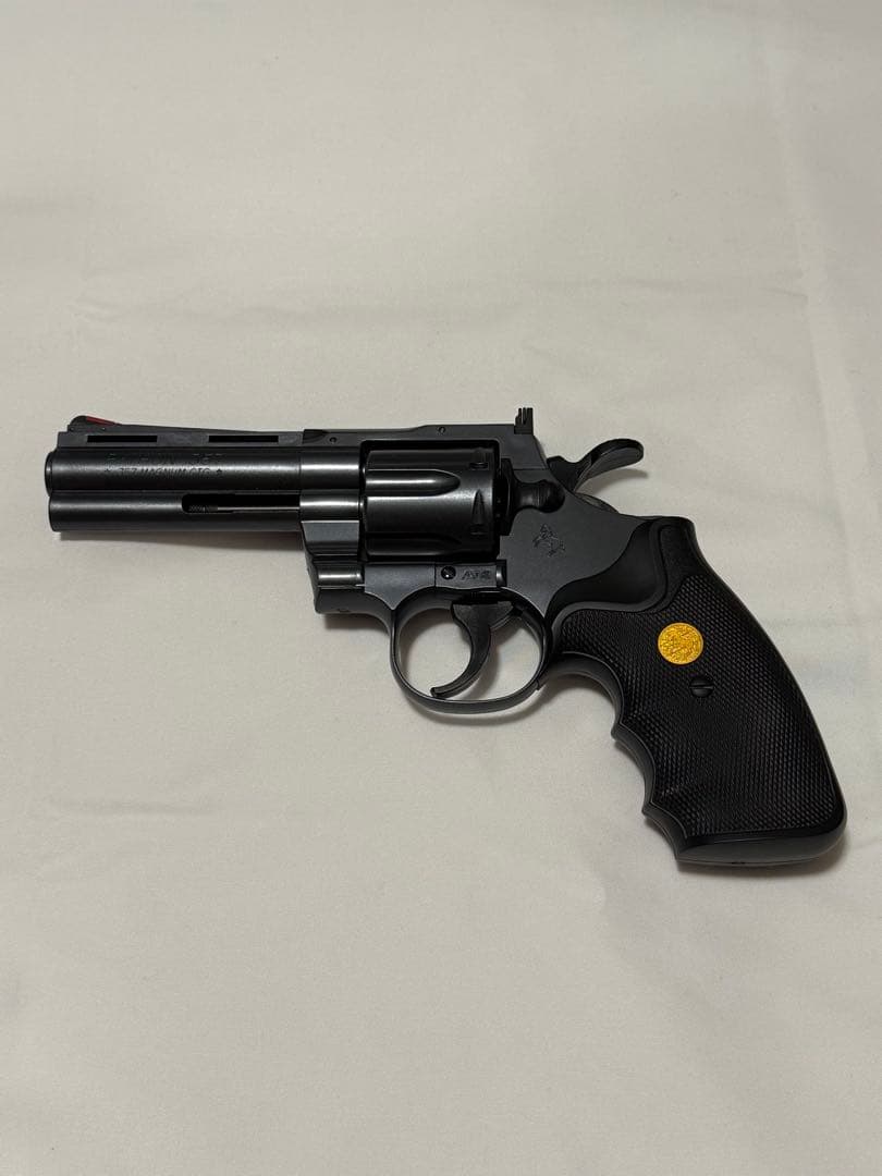 Crown Modelエアリボルバー COLT パイソン 4インチ ブラック