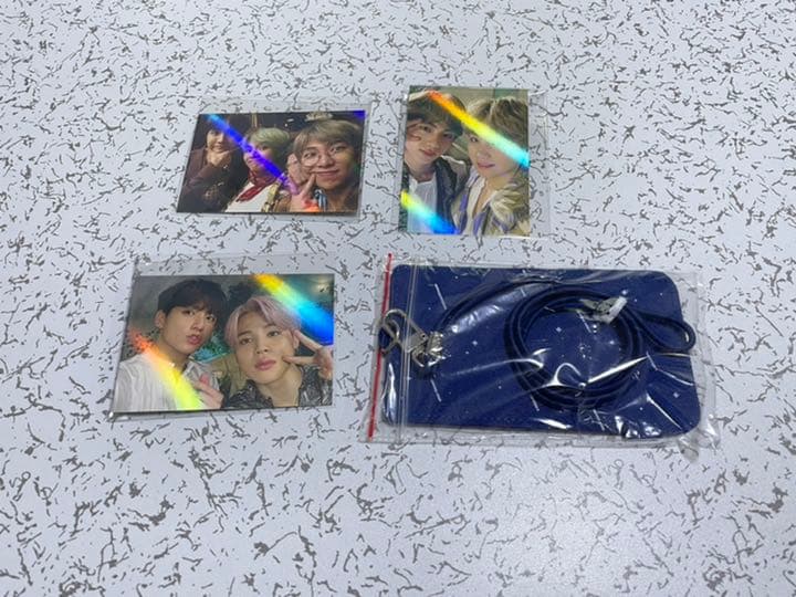 BTS トレカ チケットホルダー グク ジミン ジン　ホソク　ミニフォト