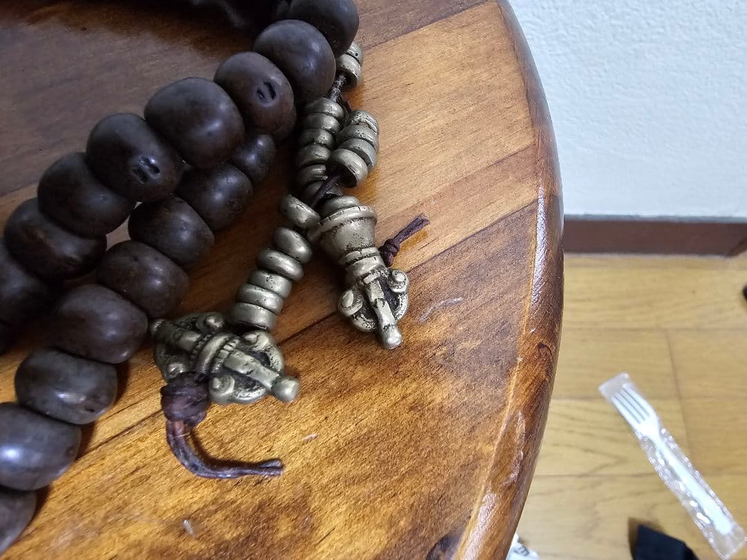 Tibetan Mala チベット アンティーク 鳳眼　龍眼　数珠