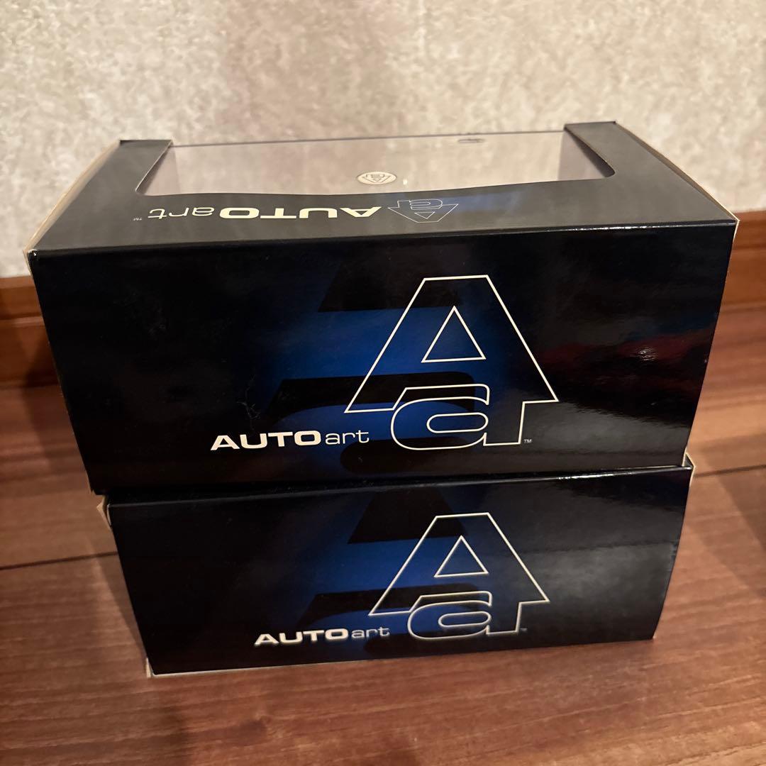 AUTOart メルセデスベンツ Typ600 1/43 ブラック シルバー2台