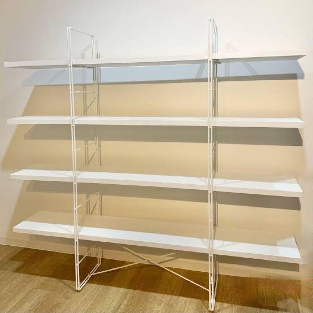 【I.k】IKEA ENETRI シェルフ　White✖️White