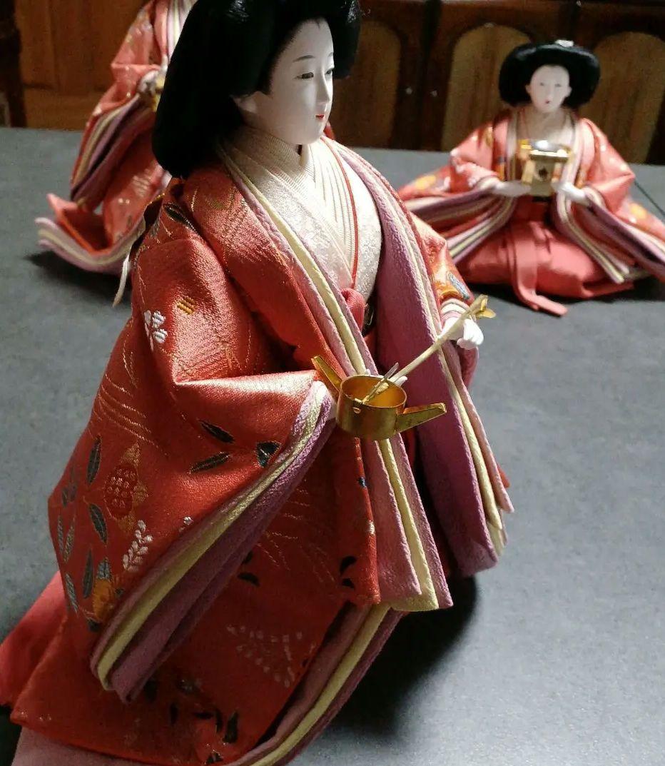 吉徳大光 雛人形 三人官女　初節句　ひな人形　お雛様　お内裏様　ひな祭り