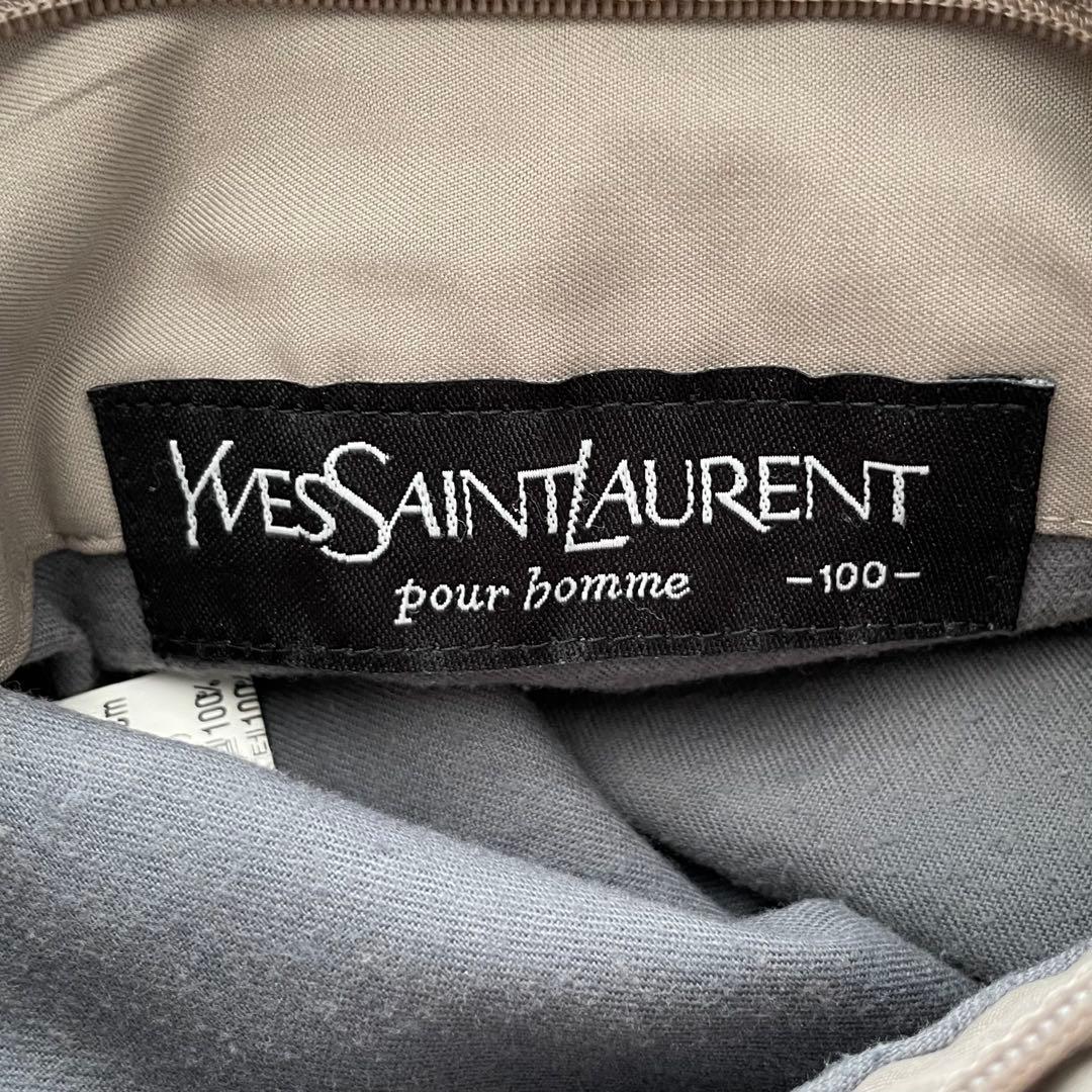 Yves Saint Laurent ブルゾン リバーシブル ロゴ刺繍 古着