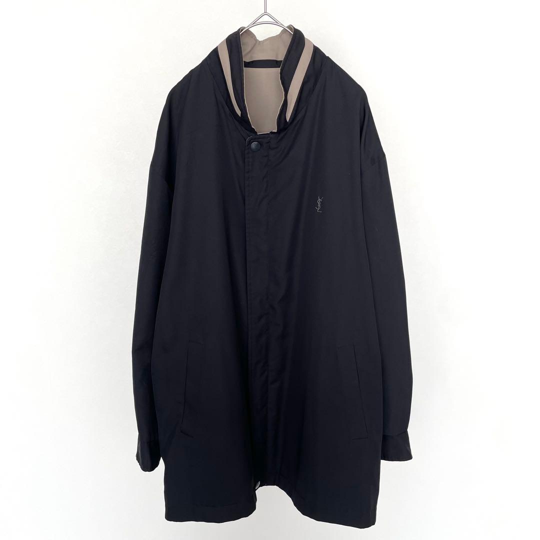 Yves Saint Laurent ブルゾン リバーシブル ロゴ刺繍 古着
