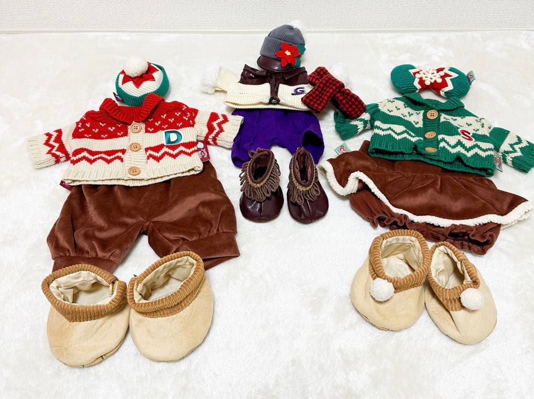 2015年　ダッフィー 、シェリーメイ、ジェラトーニ　コスチュームセット