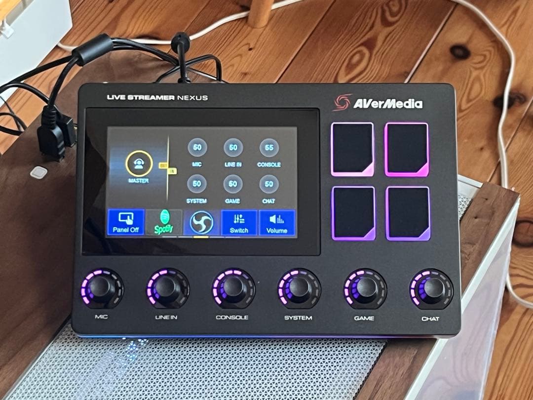 AVerMedia LIVE STREAMER NEXUS AX310ミキサー