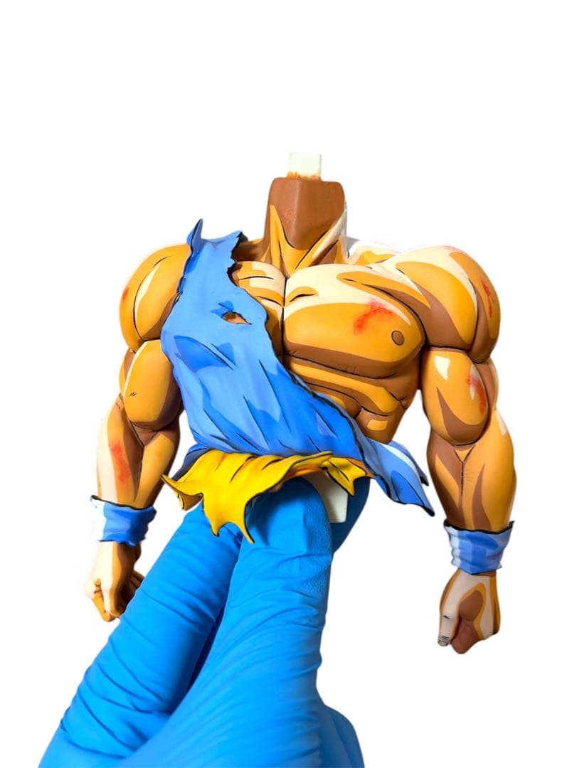 ドラゴンボールSMSP サイズ 伝説の超サイヤ人 孫悟空 リペイント 二次元彩色