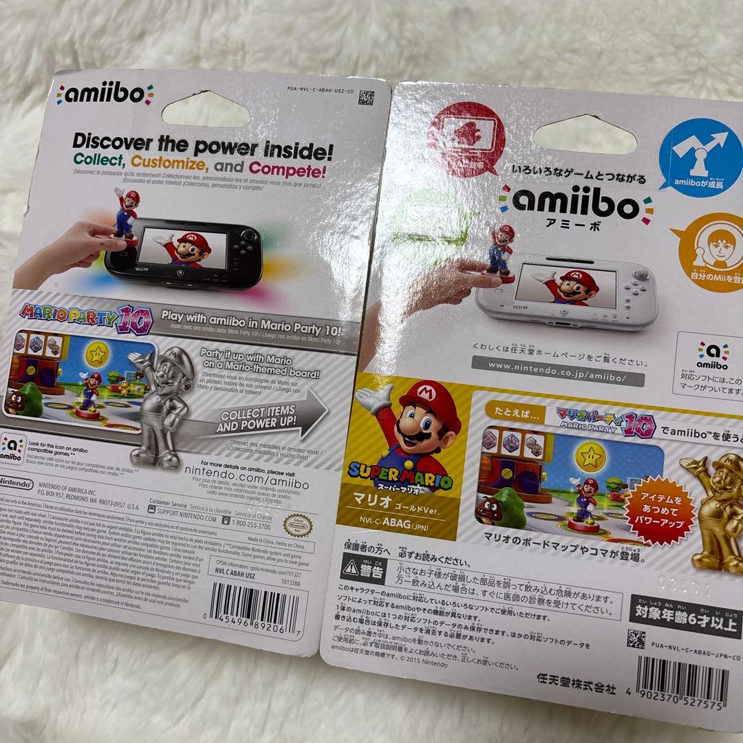 激レア⭐︎アミーボ　マリオ　ゴールド&シルバー2SET⭐︎
