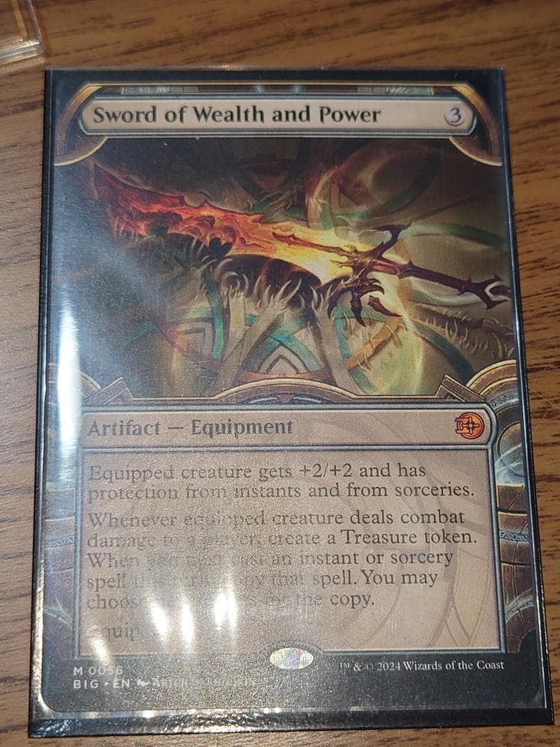 マジック：ザ・ギャザリング 富と力の剣 英語 ショーケース 1枚