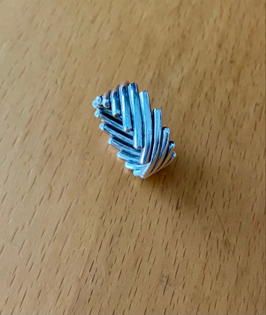 ナバホ　スティーブアルビソ　シルバー　リング　ワイヤーワーク　スターリング 16