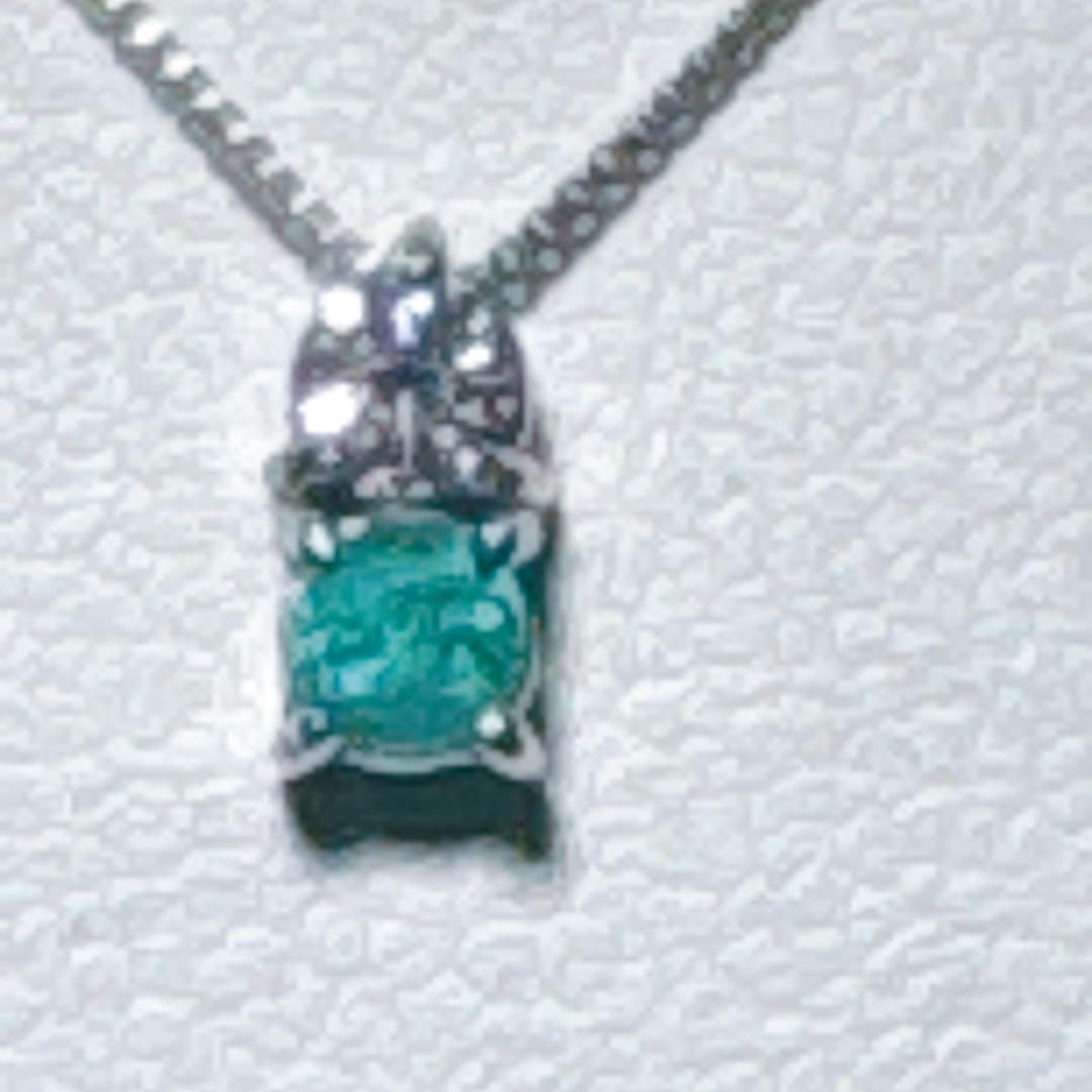 PTパライバトルマリンダイヤモンドペンダントNO24-971