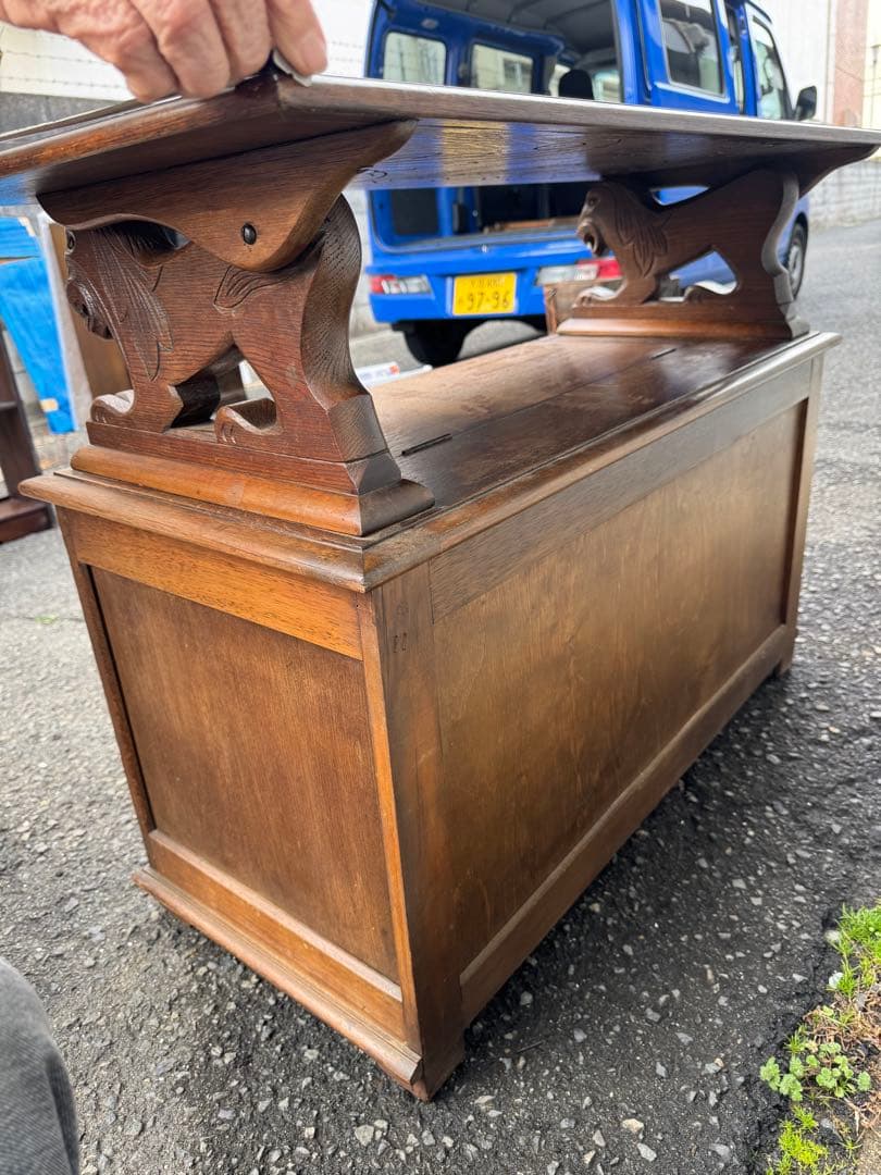 UKビンテージ Vintage モンクスベンチ