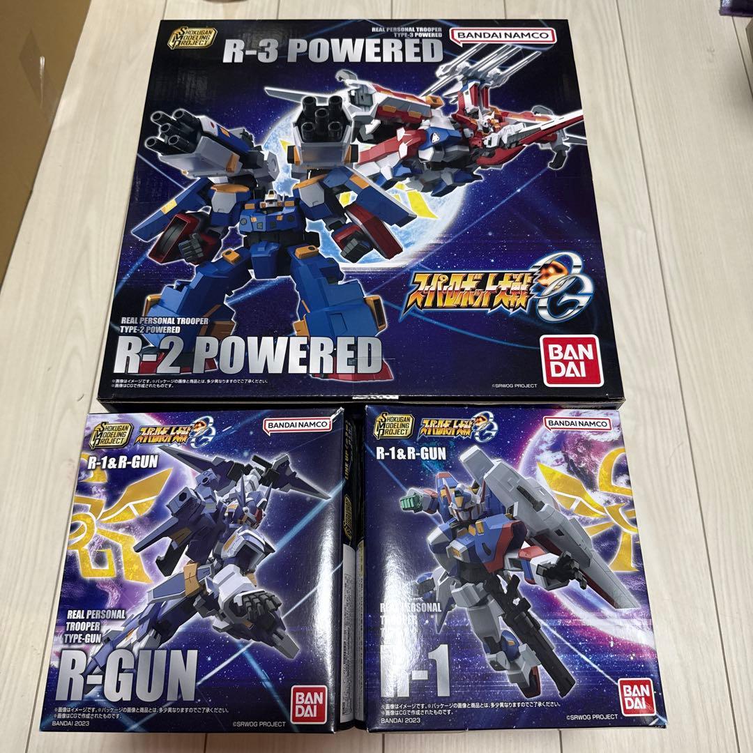 【未組立】SMP SRX （Ｒ-1 Ｒ-GUN Ｒ-2パワード Ｒ-3パワード）