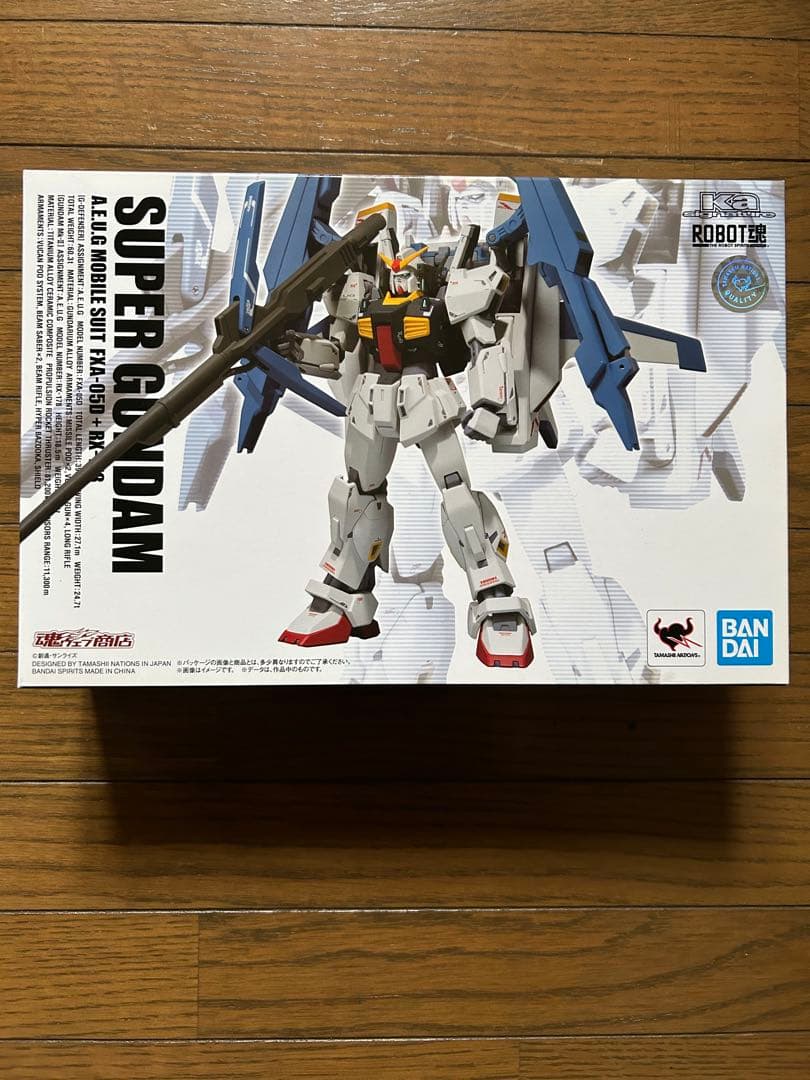 ROBOT魂 スーパーガンダム　Ka shignature