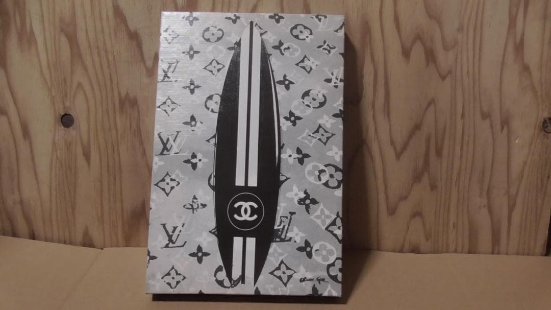 オリバーガル ルイヴィトン シャネル アートパネル 保管品 サイズ38×25