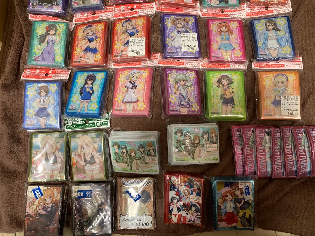 ガールズ&パンツァー　きゃらスリーブコレクション　大量