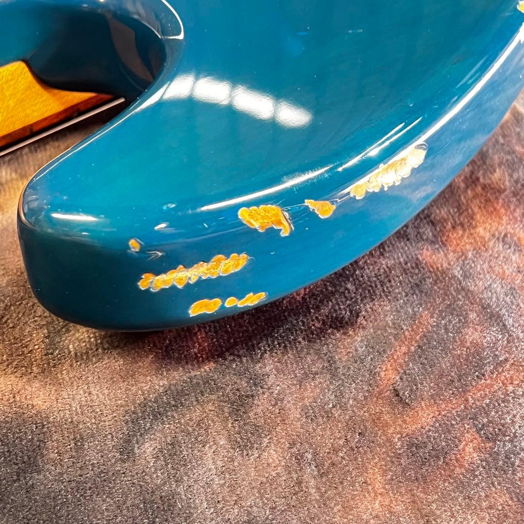 フォトジェニック ジャズベース シースルーブルー 管AC