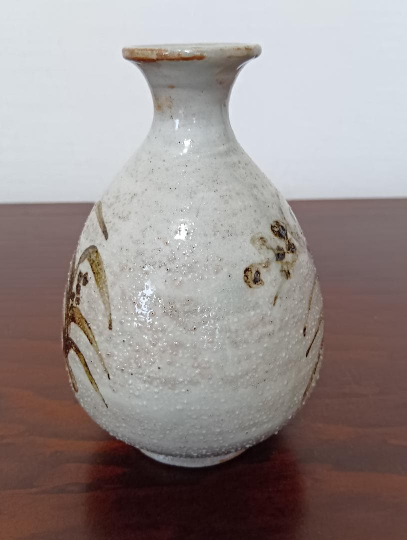 大野鈍阿作　絵高麗徳利