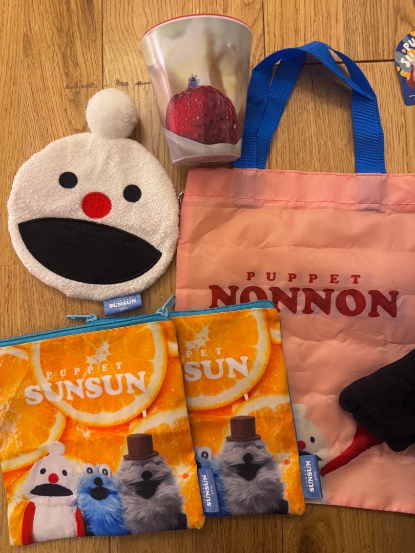 パペットスンスン セット　公式ぬいぐるみ2体入り１０点
