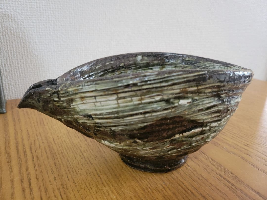 唐津焼　刷毛目　片口酒器