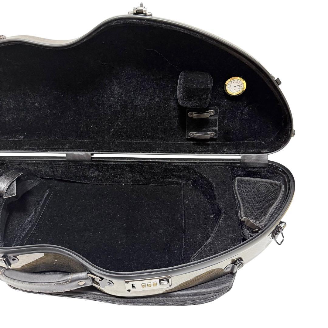 CHRISTINA バイオリンケース ダークゴールド カーボンファイバー　4/4