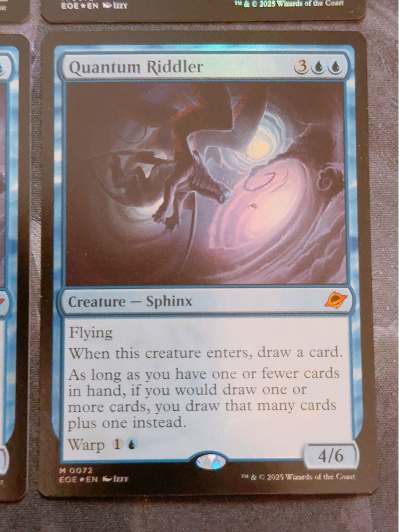 【foil】量子の謎かけ屋　英語　4枚セット