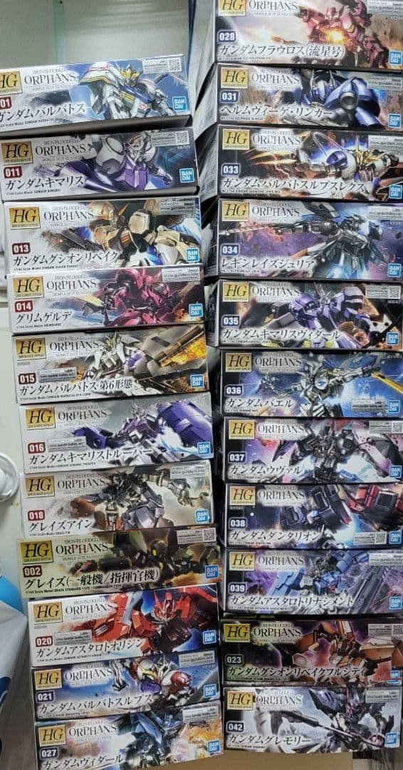 新品未組立 HG1/144鉄血のオルフェンズシリーズ24種セット ガンプラ