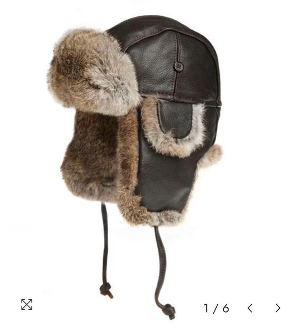 UGG ラビットファー アビエイターハット