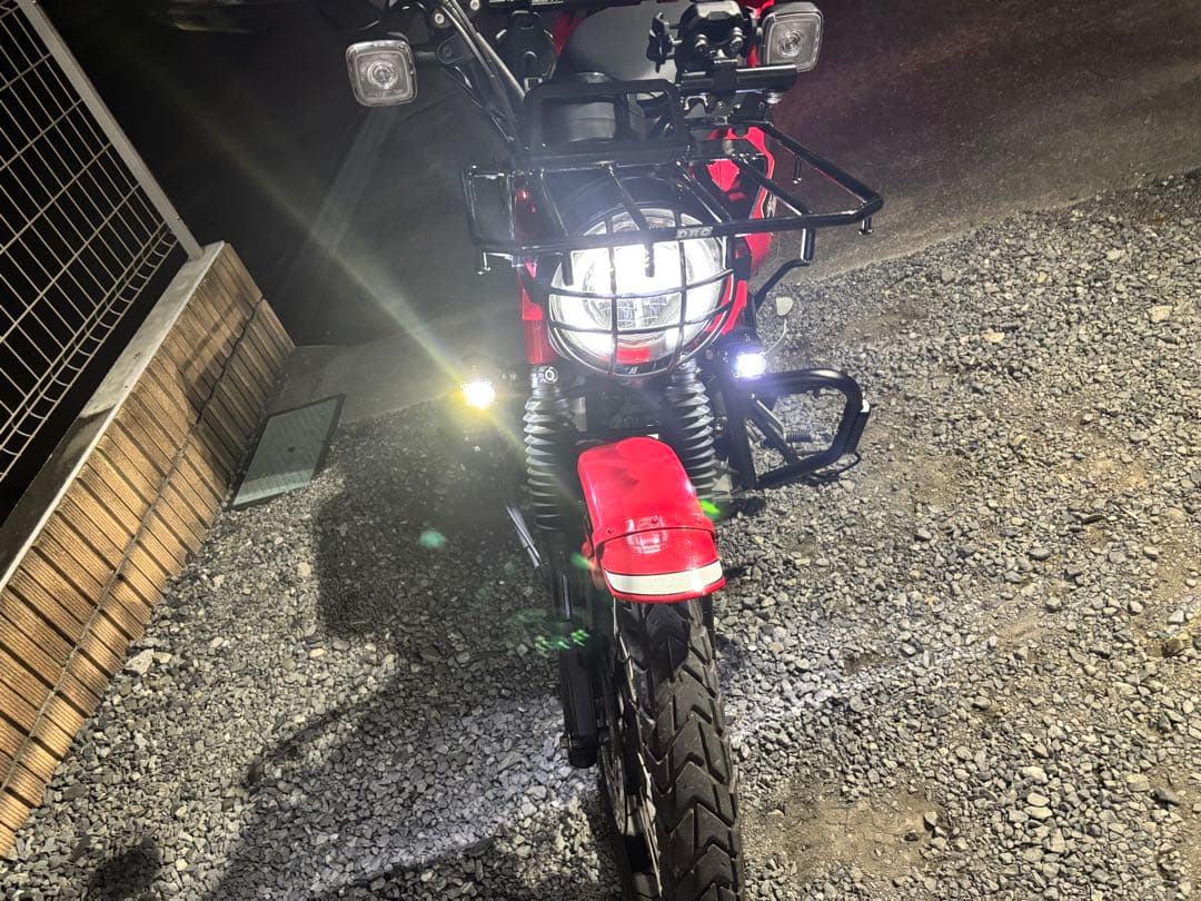 fcl 小型フォグランプ led 10w 2色切り替え　スイッチ加工　原付